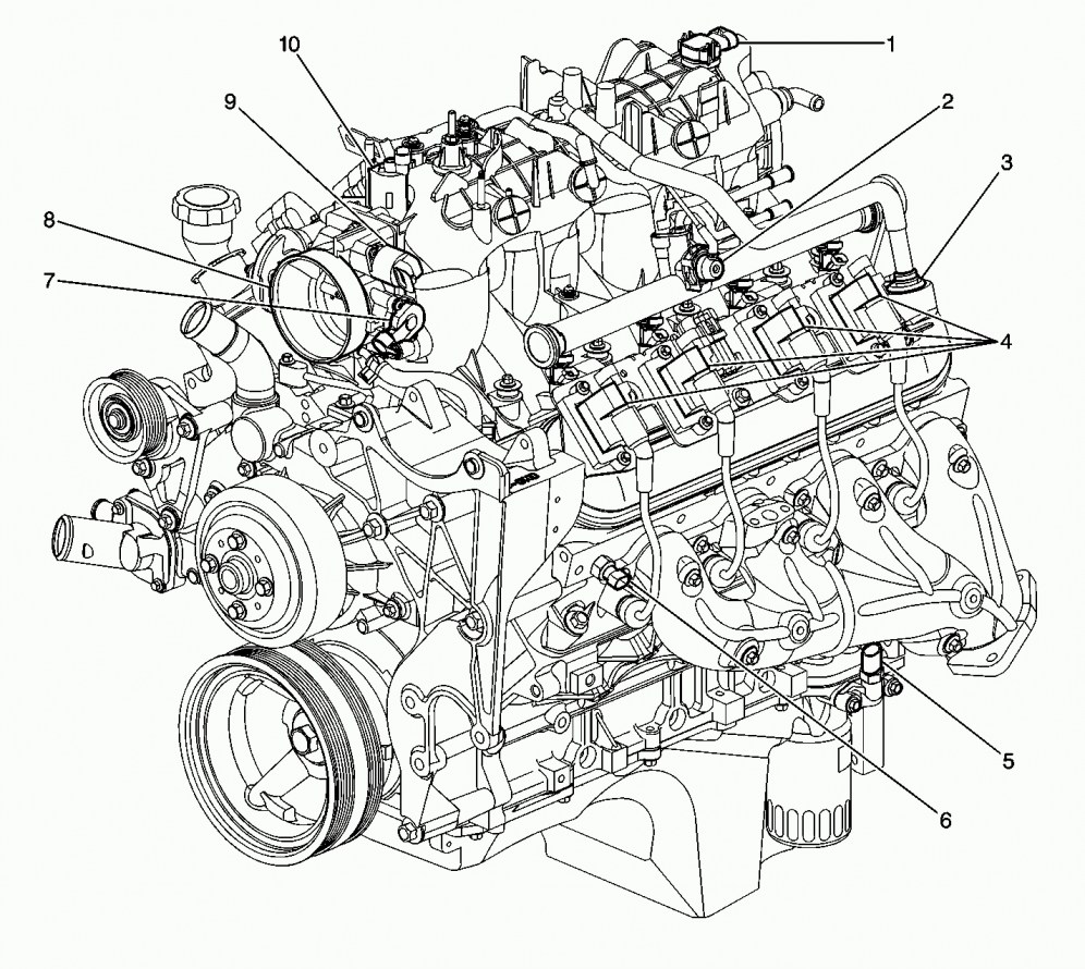 2000 Ford Ranger Engine 3.0 L V6 Diagram
